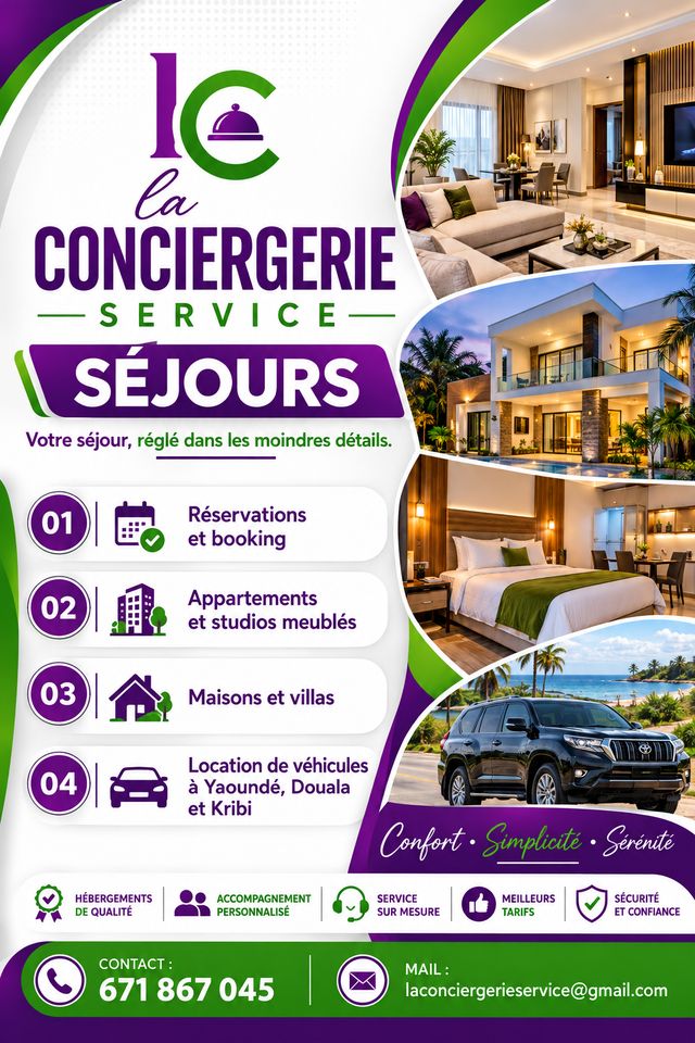 Affiche Séjours de La Conciergerie Service